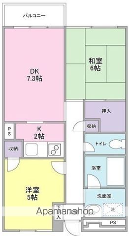キークハイムアキタの間取り写真