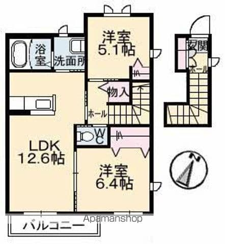 アローゼ B棟の間取り写真
