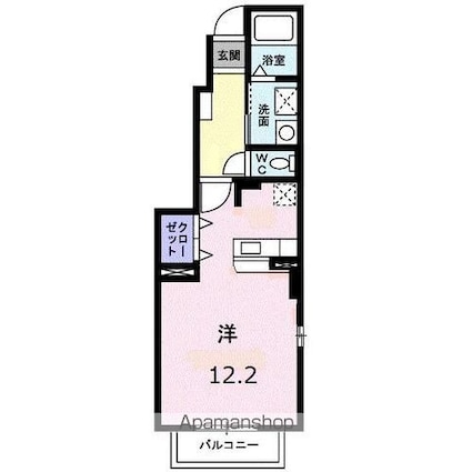 ロイヤルスクウェア　一宮Ⅱ[1R/32.9m2]の間取図