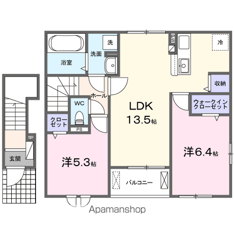 【アルモニー平塚の間取り】