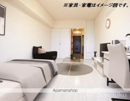 ベルメゾン古川Ⅱ[1K/27m2]のリビング・居間