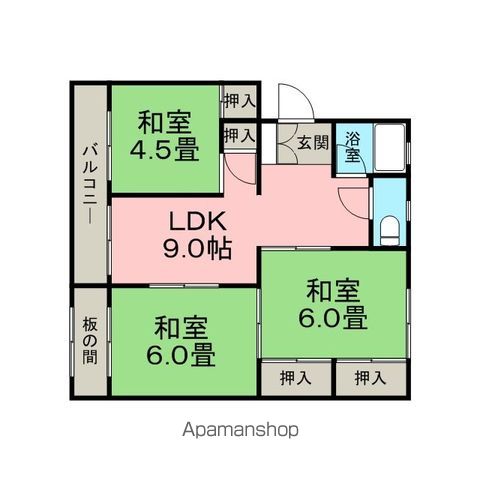 第一大楠マンションの間取り