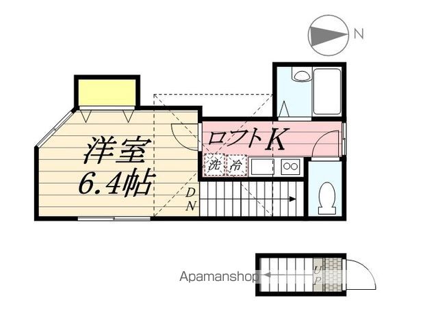 アイコート立川の間取り写真