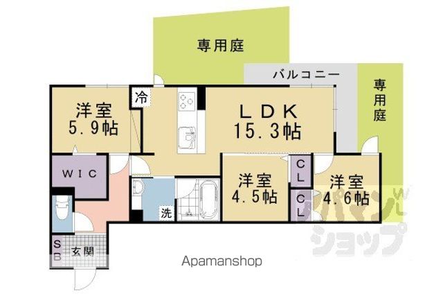 HAMA L’ATRIUMの間取り写真