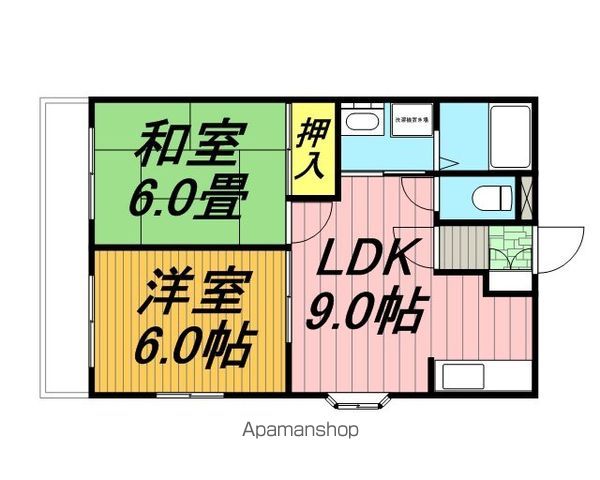 ロイヤルクレスト初石の間取り写真