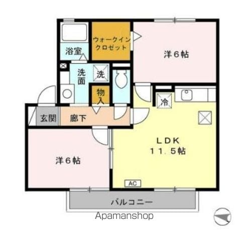 パークハイム皿山 A棟の間取り写真