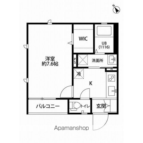 リバーサイドCの間取り写真