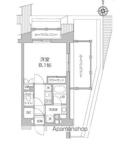 レジディア高円寺の間取り