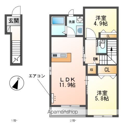 グリュック・ラウムの間取り