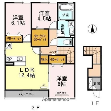 Ｚｅｎ[3LDK/75.54m2]の間取図