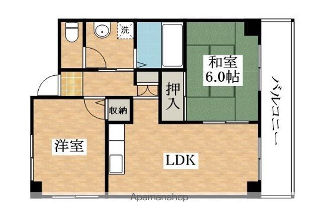 ボナールデトの間取り写真
