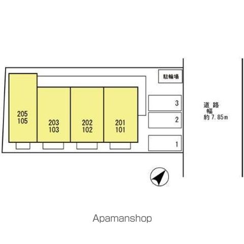 モンターニュ　コアラ 202 ｜ 和歌山県和歌山市南材木丁３丁目10（賃貸アパート1LDK・2階・33.39㎡） その29