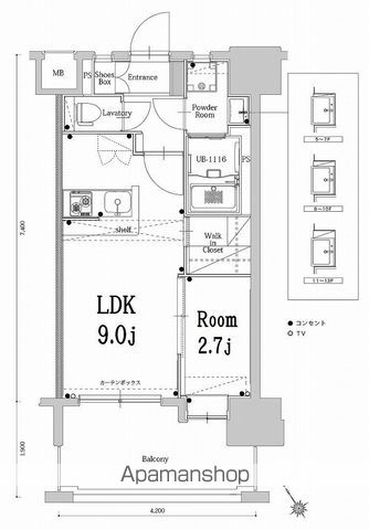 【エンクレスト空港通りの間取り】