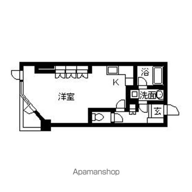 リエトコート四谷[1LDK/40.99m2]の間取図
