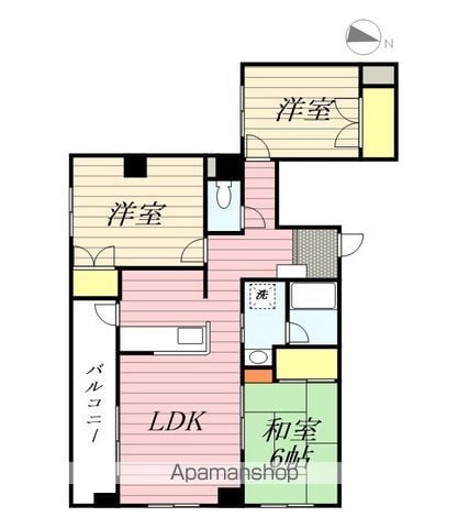 【ル・エスト大濠の間取り】