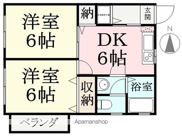 シャンパーニュ日之出の間取り写真