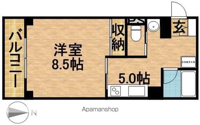 アベニュー山下の間取り写真