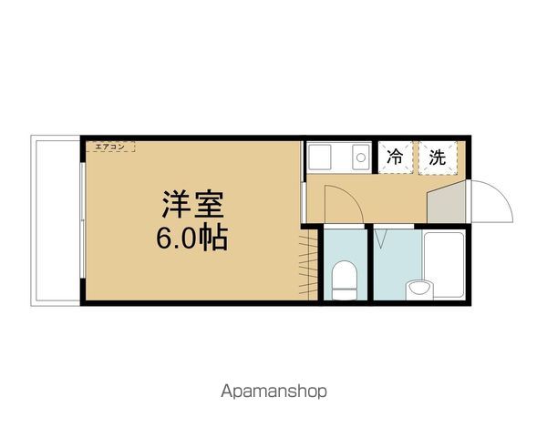 カレッジハウス湖山の間取り写真