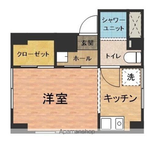 秀栄ハイツNO.1の間取り写真