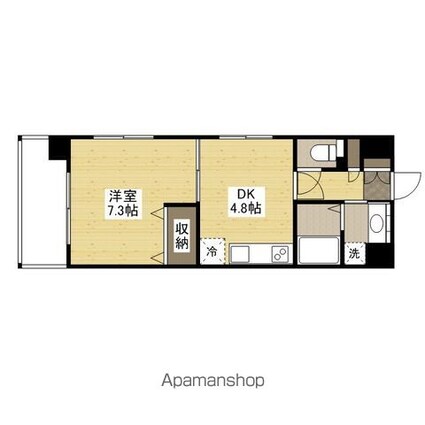 フィレンツェ横川[1DK/29.92m2]の間取図