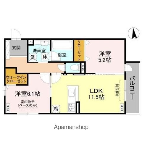 DーGRANDE新根塚Cの間取り写真