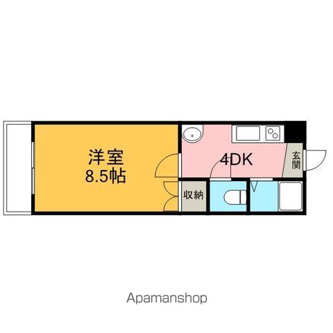 道後今市マンションの間取り写真