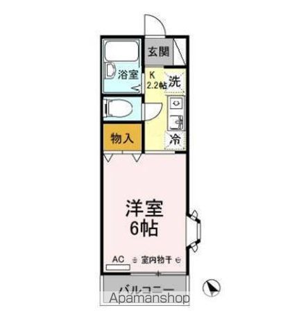 【調布市菊野台のアパートの間取り】