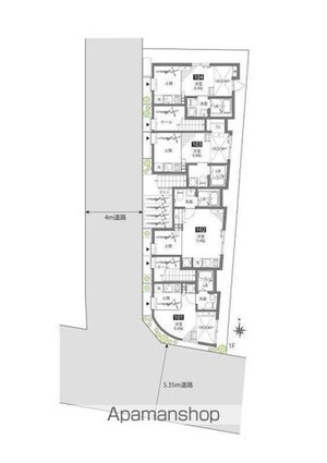 仙川アパートメント[1R/18.87m2]の間取図