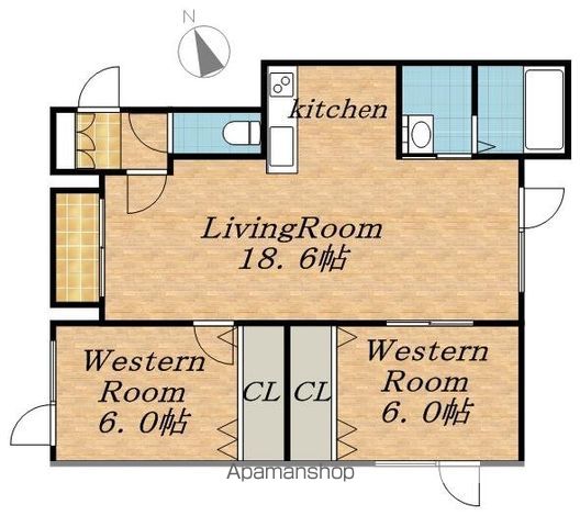 リアンファミーユの間取り写真