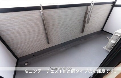ラ　ヴィーダ　ヌエバ[1K/27.02m2]のバルコニー