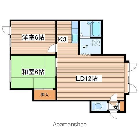 パークハイツ本町の間取り写真
