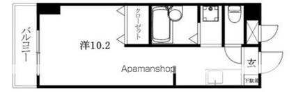 ＫＢＬ[1R/24.18m2]の間取図