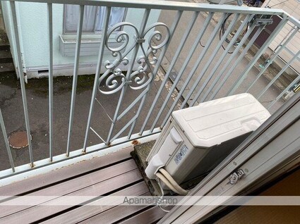 ハイツ水越　Ｂ[2K/35.93m2]のバルコニー