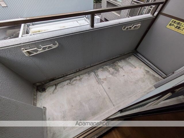 広島県広島市中区上幟町[1R/24.53m2]のバルコニー