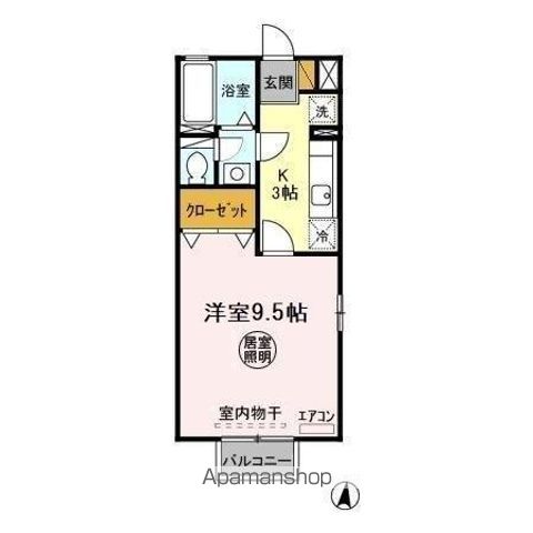 サンフィールの間取り写真