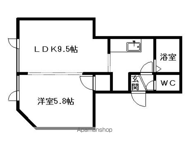 KIRAMECK円山東IIの間取り写真