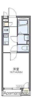レオネクストグレシア　井口[1K/21.68m2]の間取図