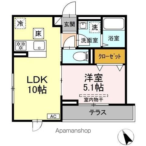 シャルマンの間取り写真