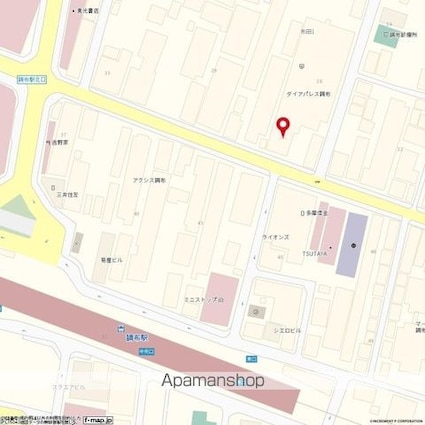 ダイアパレス調布[1R/18.85m2]の周辺