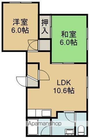 ファースト富岡の間取り写真