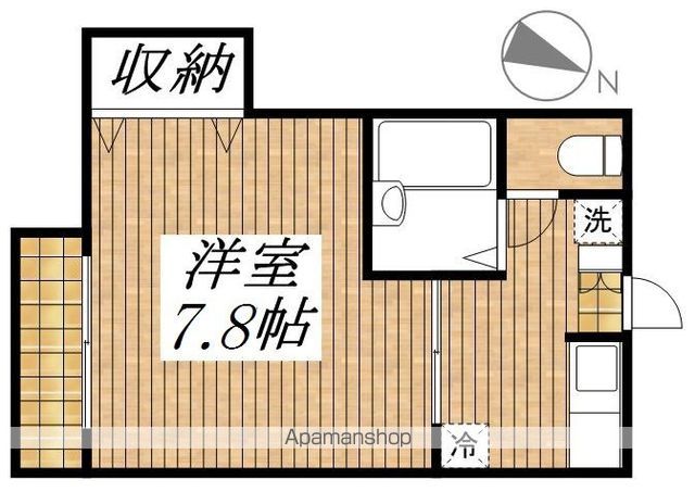 立川市高松町のアパートの間取り