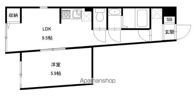 ADDRESS HONHANEDAの間取り写真