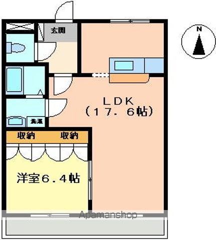 ステイブル円座IIの間取り写真
