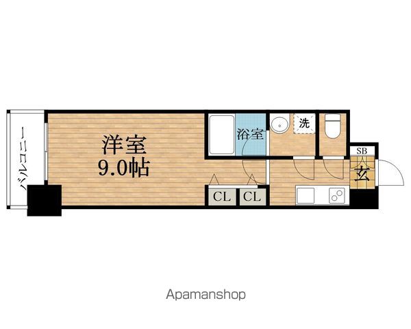 スプランディッド淀屋橋DUEの間取り写真