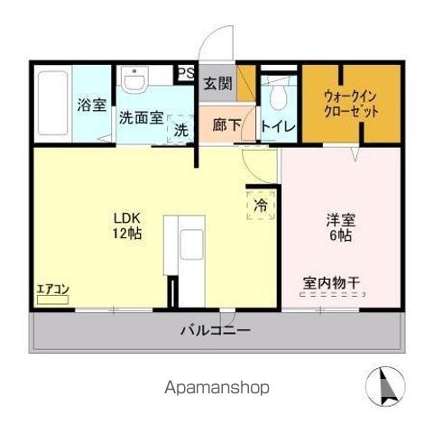 【柏市小青田のアパートの間取り】