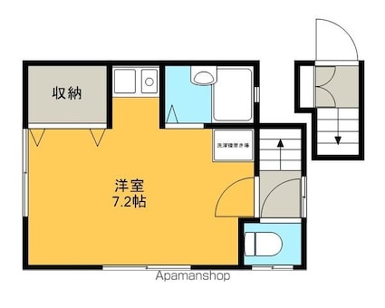 東京都杉並区成田東１丁目[1R/21.5m2]の間取図