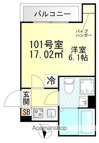 VALLE FELIZ雑色の間取り写真