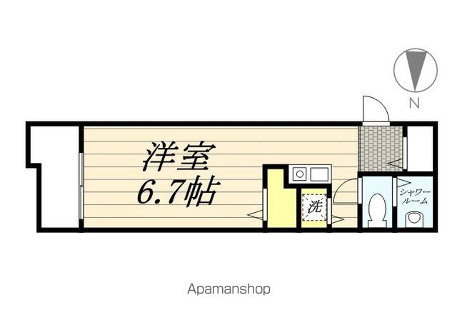 【川崎市中原区上丸子天神町のマンションの間取り】