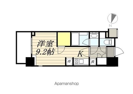 パークアクシス東高円寺[1R/27.11m2]の間取図