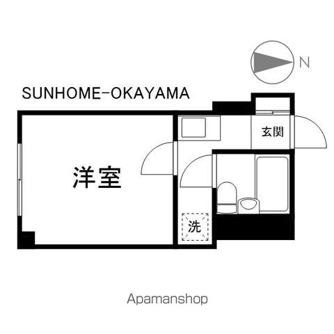 チサンマンション中山下の間取り写真